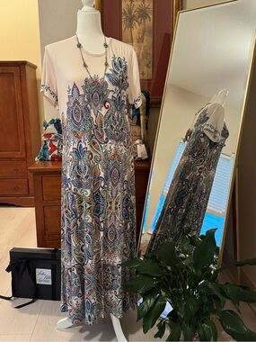 Johnny Was Janie Maxi Dress NWT L
